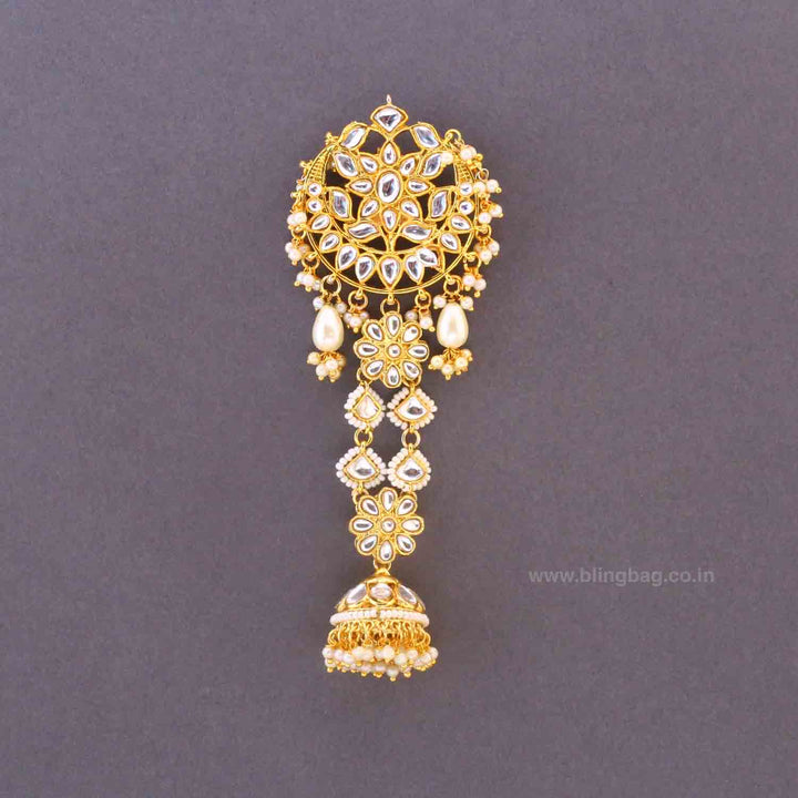 Ivory Saanvia Hair Chooti