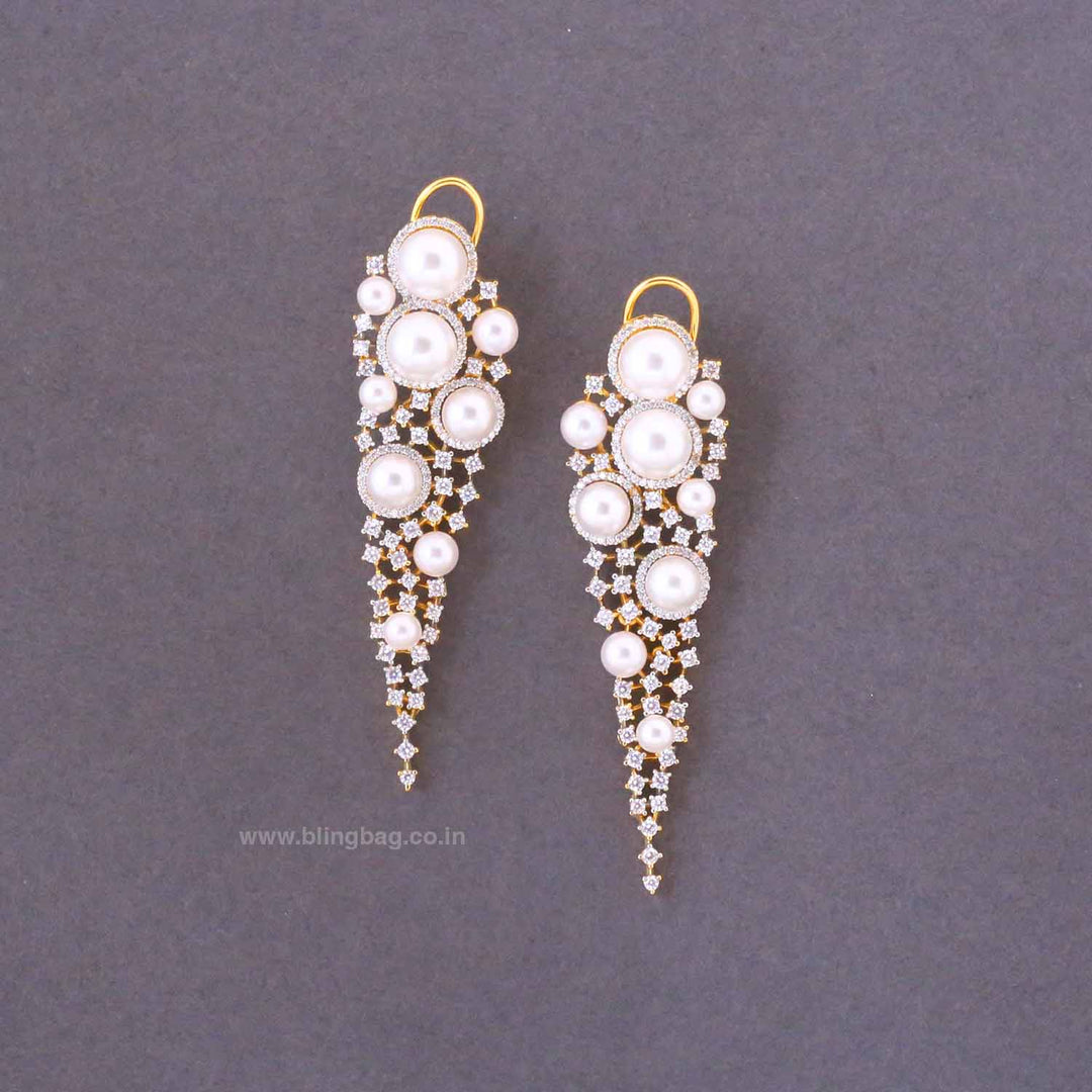 Ivory Selac Zirconia Danglers