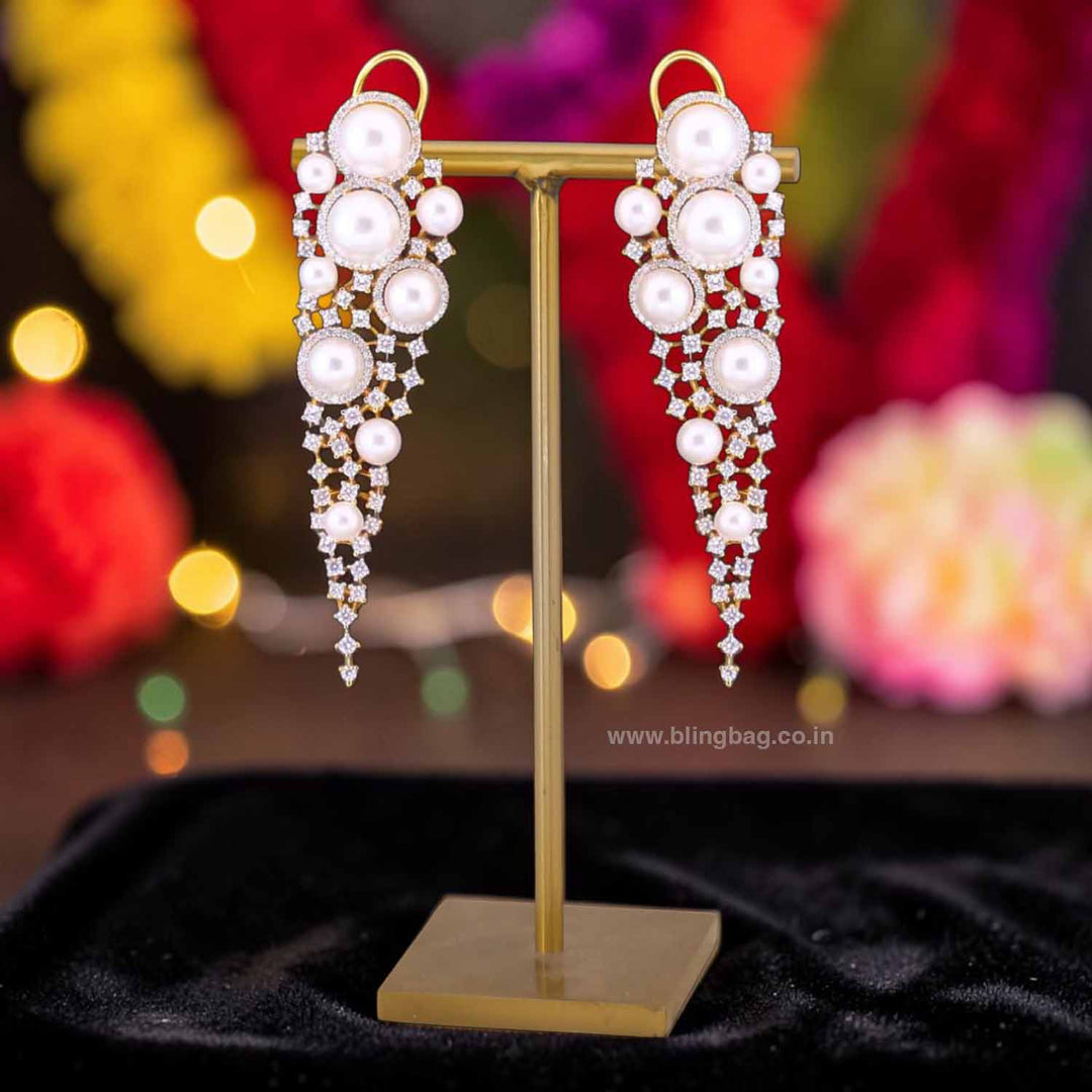 Ivory Selac Zirconia Danglers