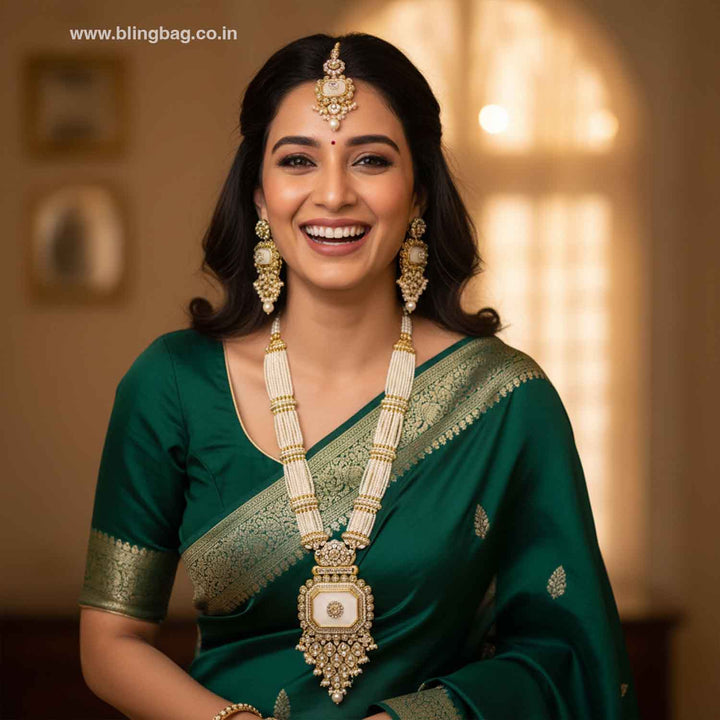 Ivory Suruchi Kundan Jewellery Set