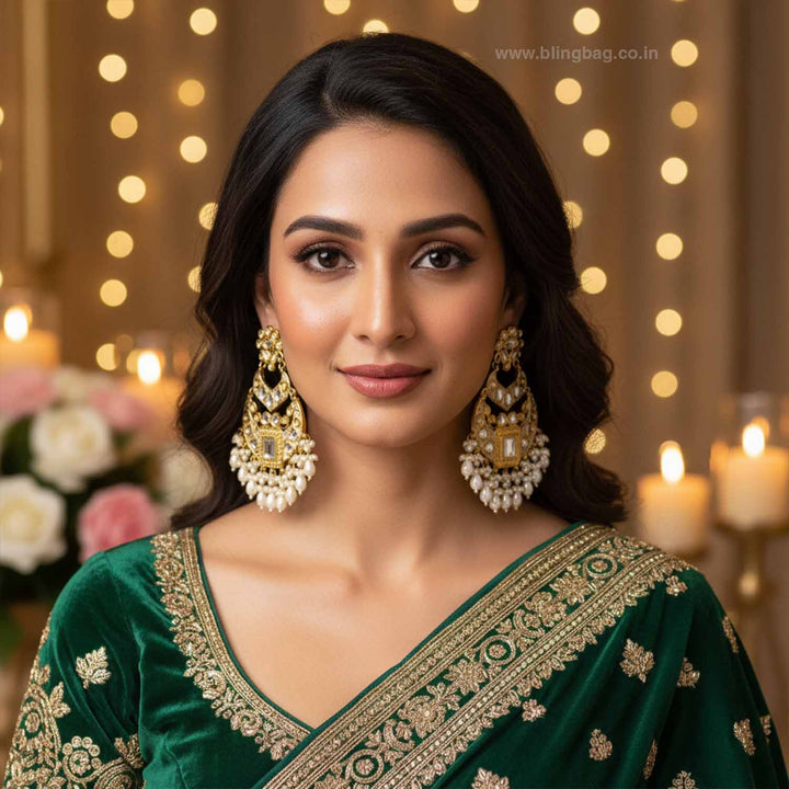 Ivory Tanvishi Danglers