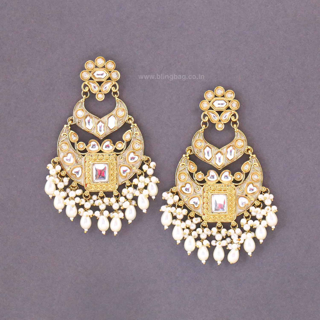 Ivory Tanvishi Danglers