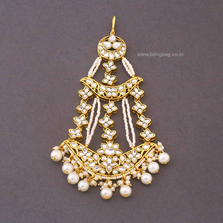 Ivory Tarini Kundan Bridal Jewellery Set