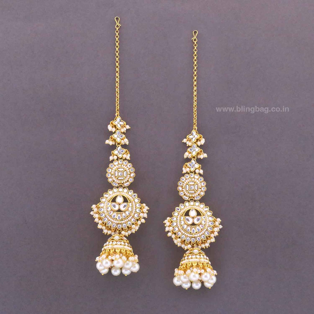Ivory Tarini Kundan Bridal Jewellery Set