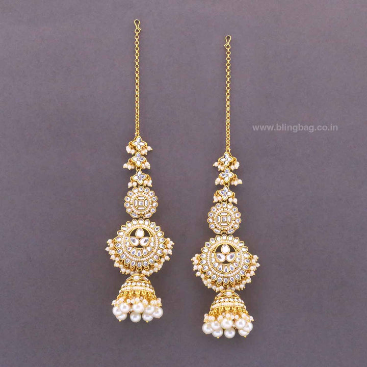 Ivory Tarini Kundan Bridal Jewellery Set