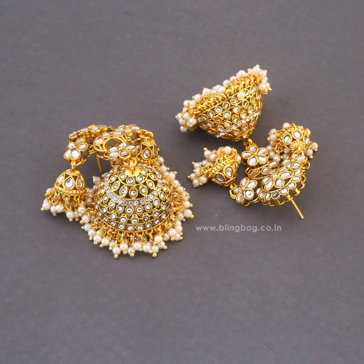 Ivory Wasti Jhumkis