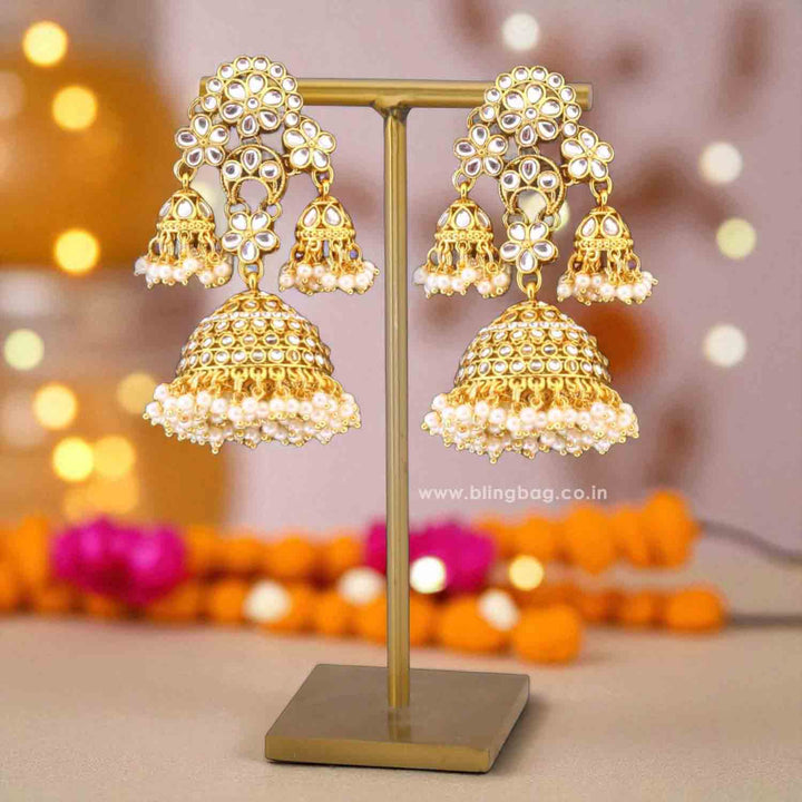 Ivory Wasti Jhumkis