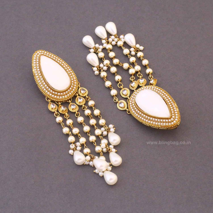 Ivory Zalak Tassels
