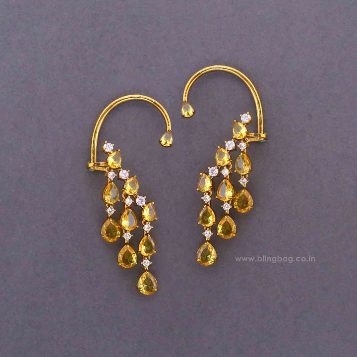Lemon Aksa Victorian Cuff Earrings