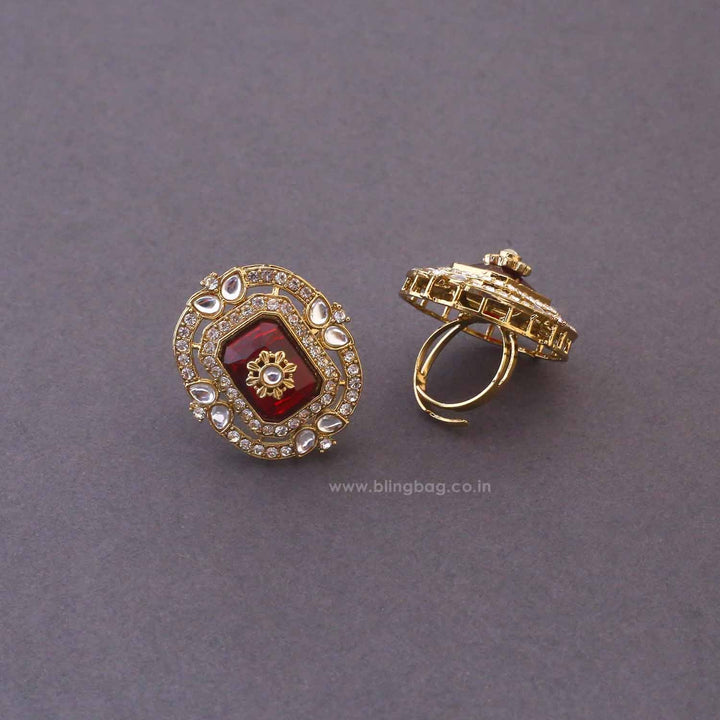 Maroon Parineeta Bridal Jewellery Set
