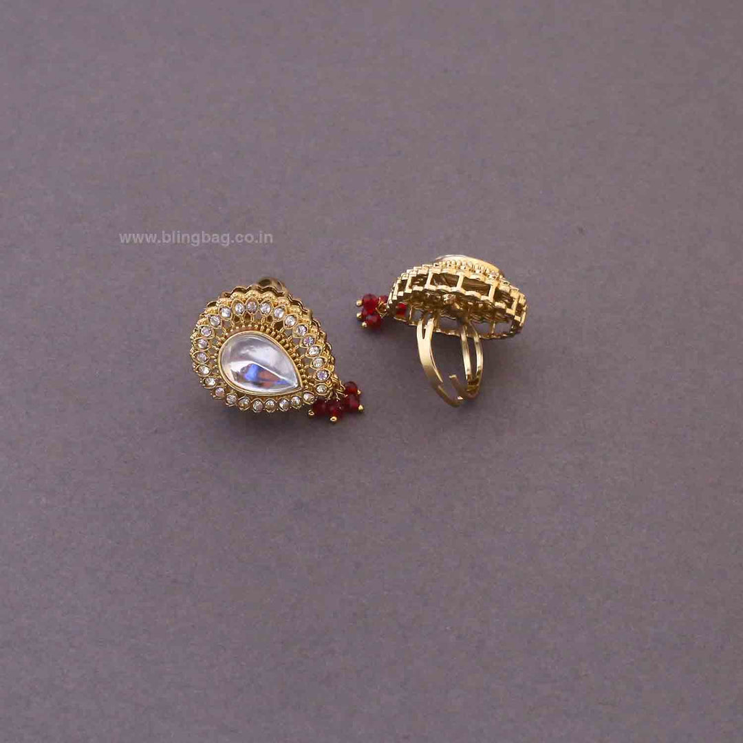 Maroon Sneha Bridal Jewellery Set