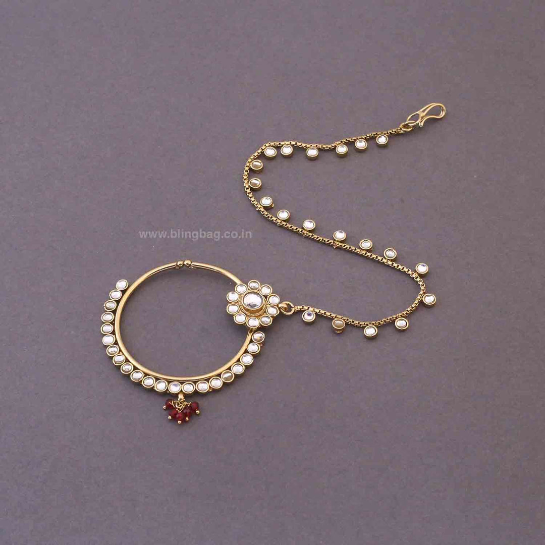 Maroon Sneha Bridal Jewellery Set