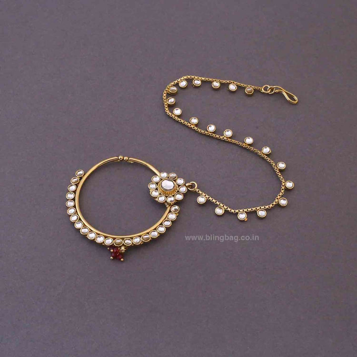 Maroon Yajna Bridal Jewellery Set