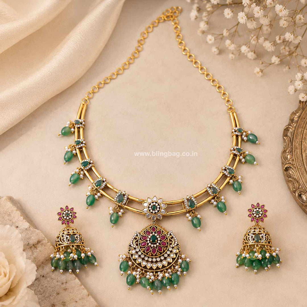 Mint Aurisse Hasli Victorian Jewellery Set - New Arrival