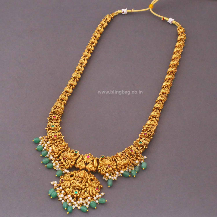 Mint Mrishyami Bridal Temple Jewellery Set- New Arrival