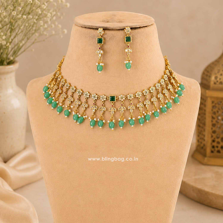 Mint Tanuja Antique Jewellery Set - New Arrival