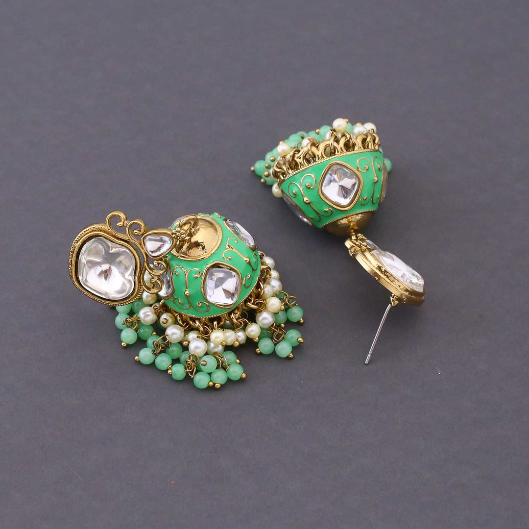 Mint Taruni Jhumkis