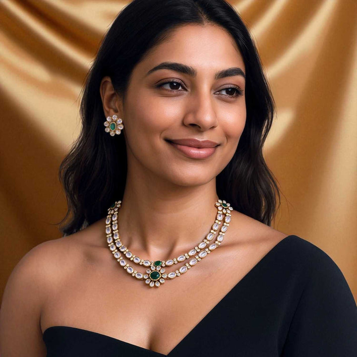 Emerald Antonia Victorian Jewellery Set - New Arrival