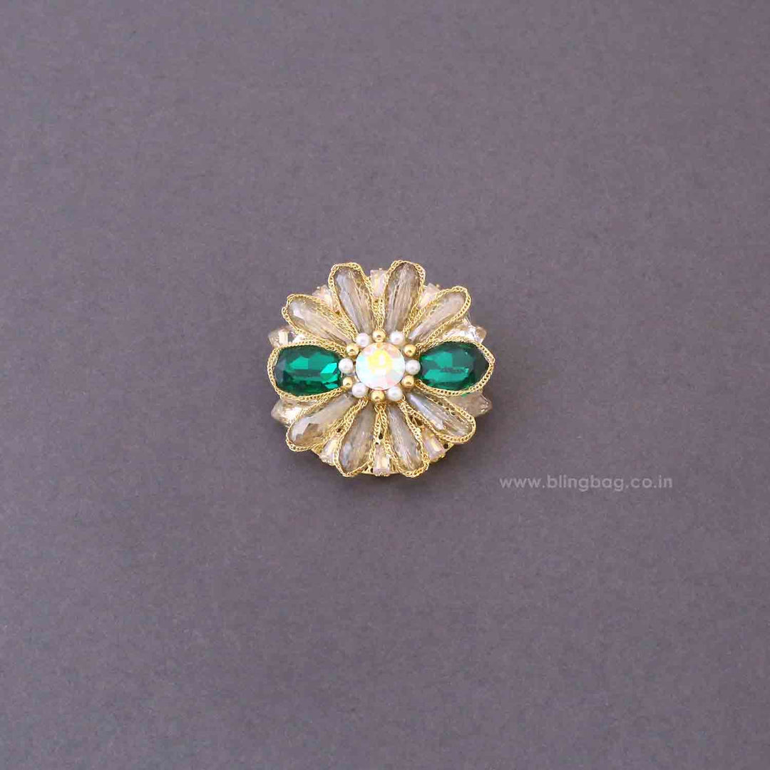 Multicolor Accent Sunflower Brooch
