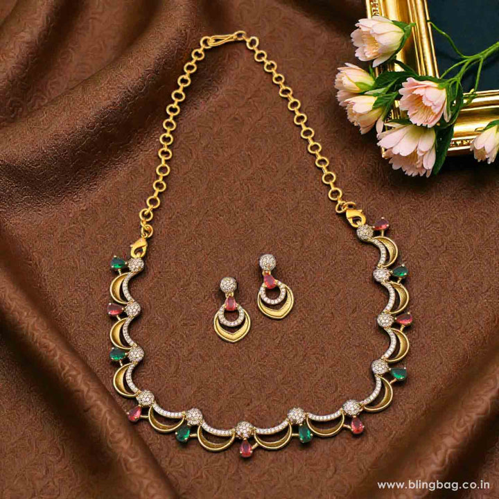 Multicolor Adelisse Victorian Jewellery Set - New Arrival