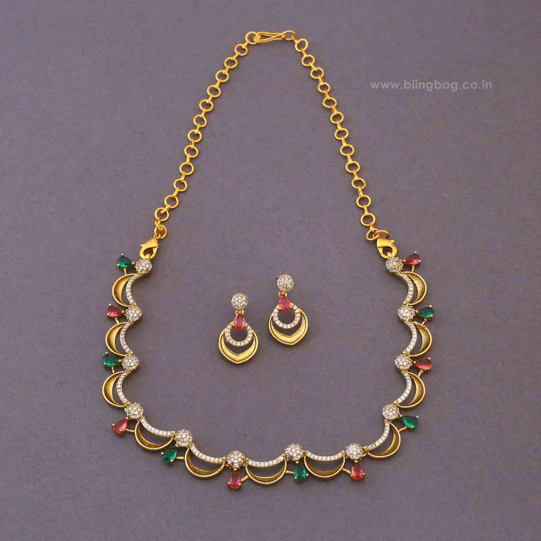 Multicolor Adelisse Victorian Jewellery Set - New Arrival