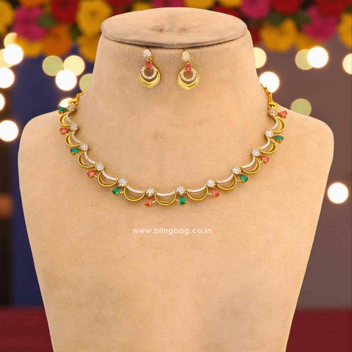 Multicolor Adelisse Victorian Jewellery Set - New Arrival