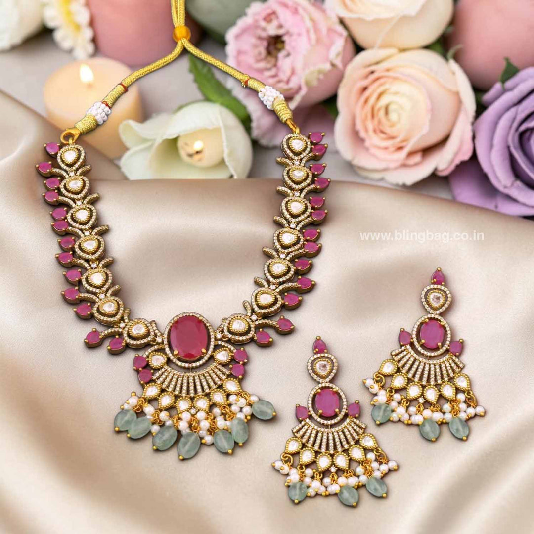 Multicolor Aditii Victorian Jewellery Set - New Arrival