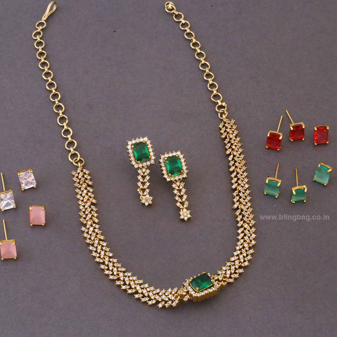 Multicolor Amara Victorian Jewellery Set - New Arrival