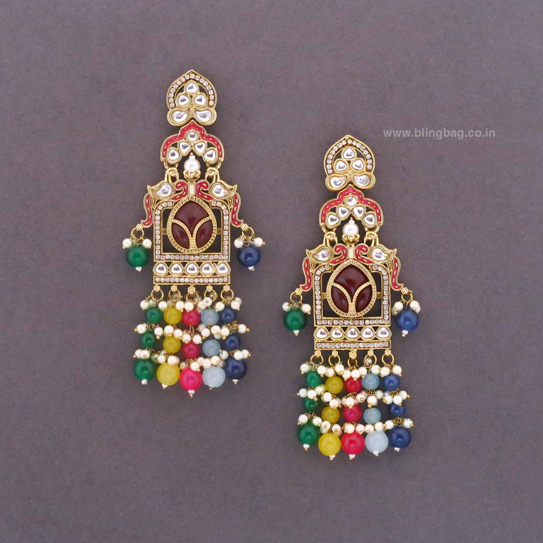 Multicolor Anikaa Danglers