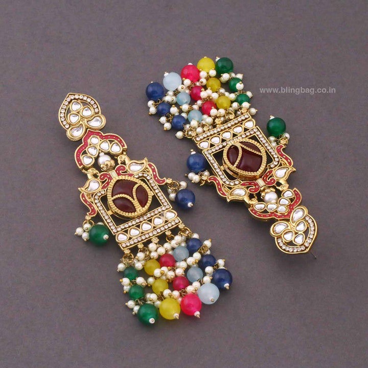 Multicolor Anikaa Danglers