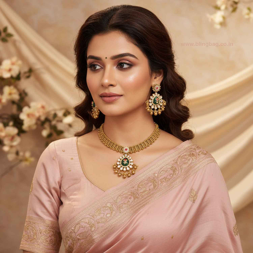 Multicolor Aniya Heritage Jewellery Set