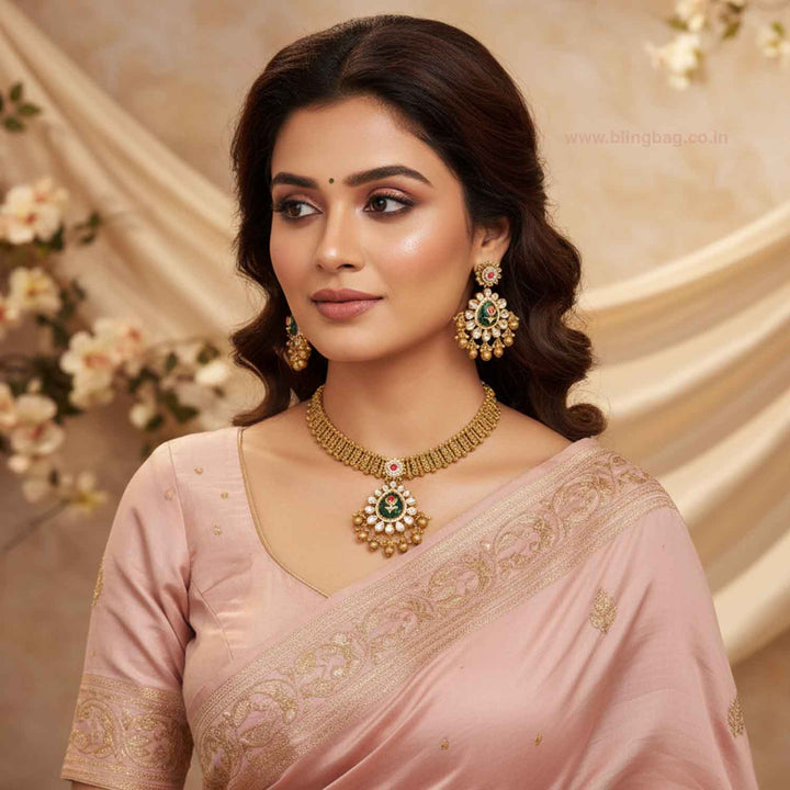 Multicolor Aniya Heritage Jewellery Set