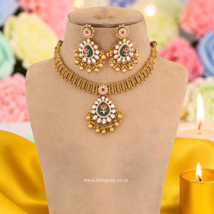 Multicolor Aniya Heritage Jewellery Set
