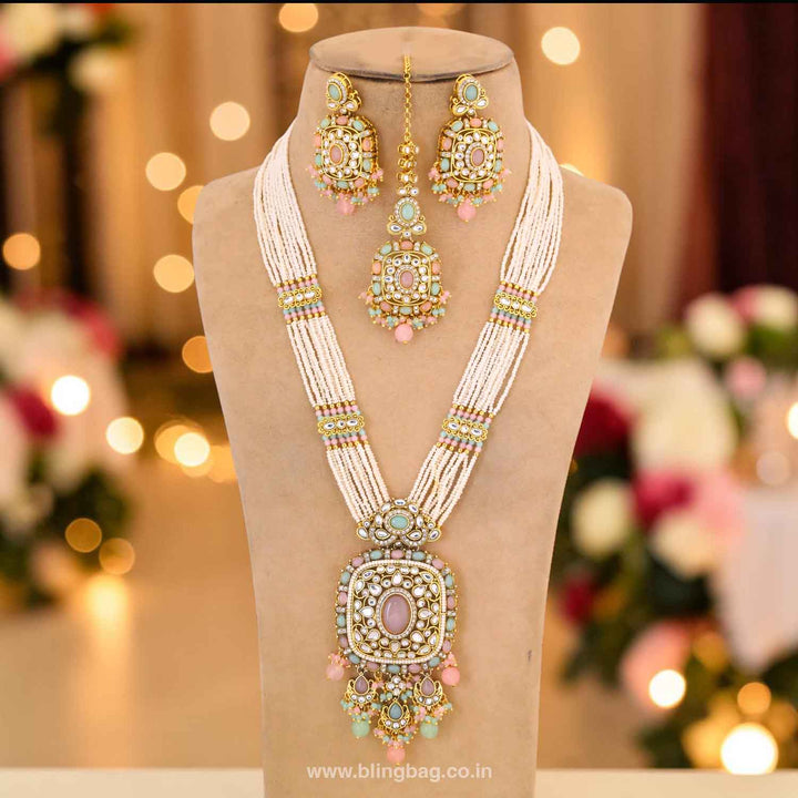 Multicolor Aniyaa Kundan Jewellery Set