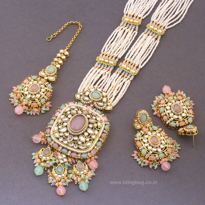 Multicolor Aniyaa Kundan Jewellery Set