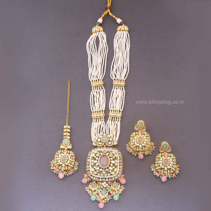 Multicolor Aniyaa Kundan Jewellery Set