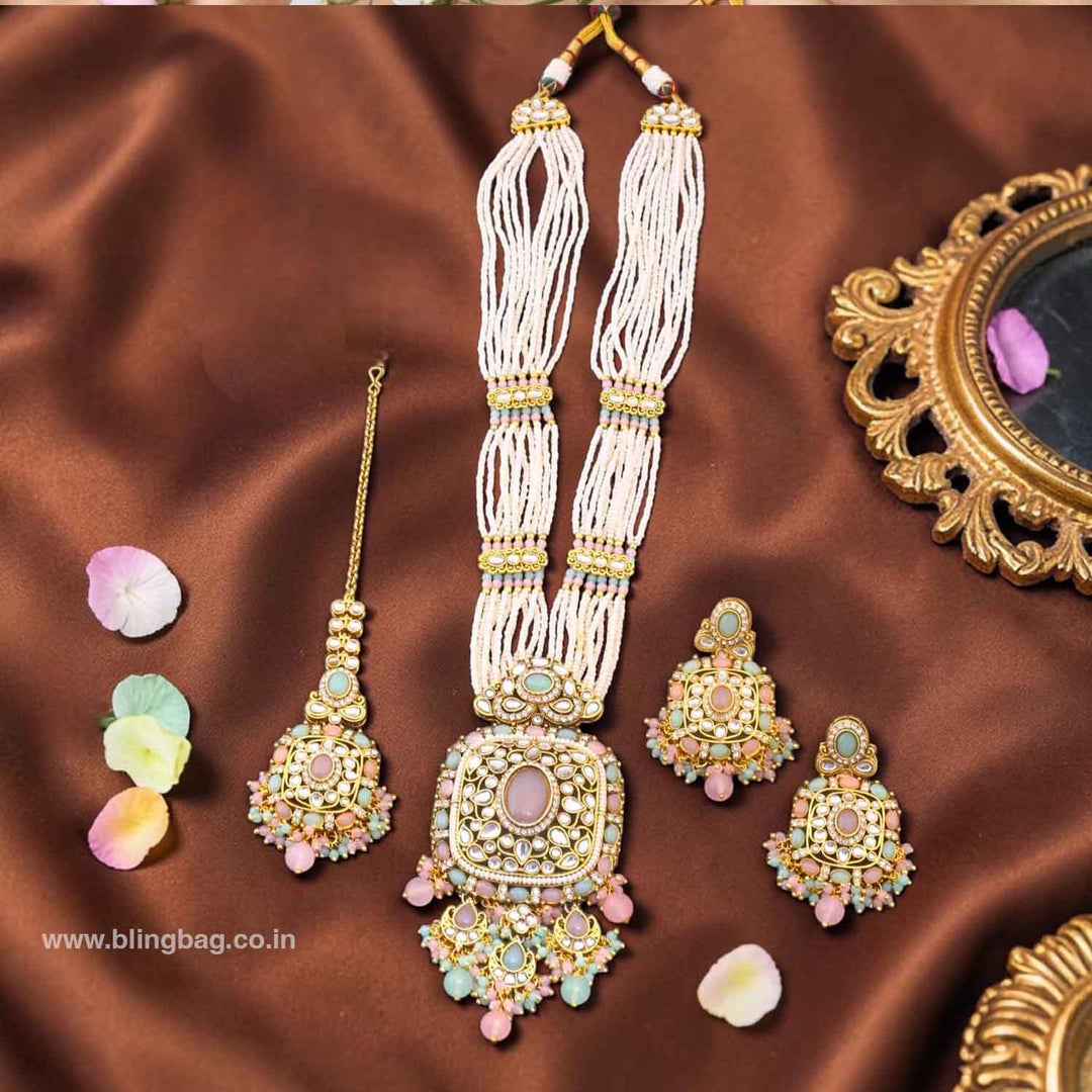 Multicolor Aniyaa Kundan Jewellery Set