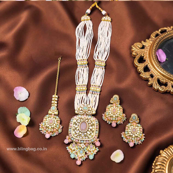 Multicolor Aniyaa Kundan Jewellery Set