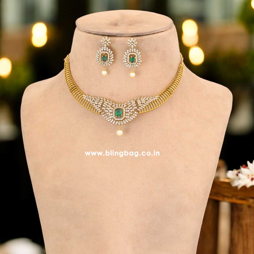 Multicolor Avni Hasli Victorian Jewellery Set - New Arrival