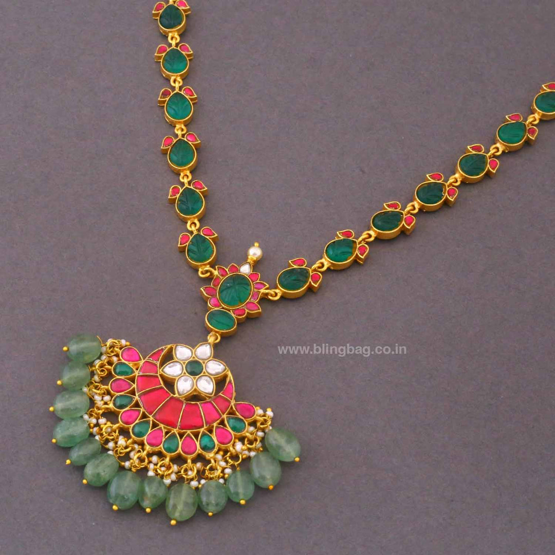 Multicolor Avniita Jadau Jewellery Set - New Arrival