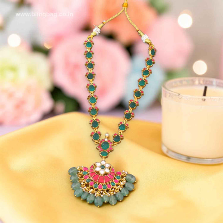 Multicolor Avniita Jadau Jewellery Set - New Arrival