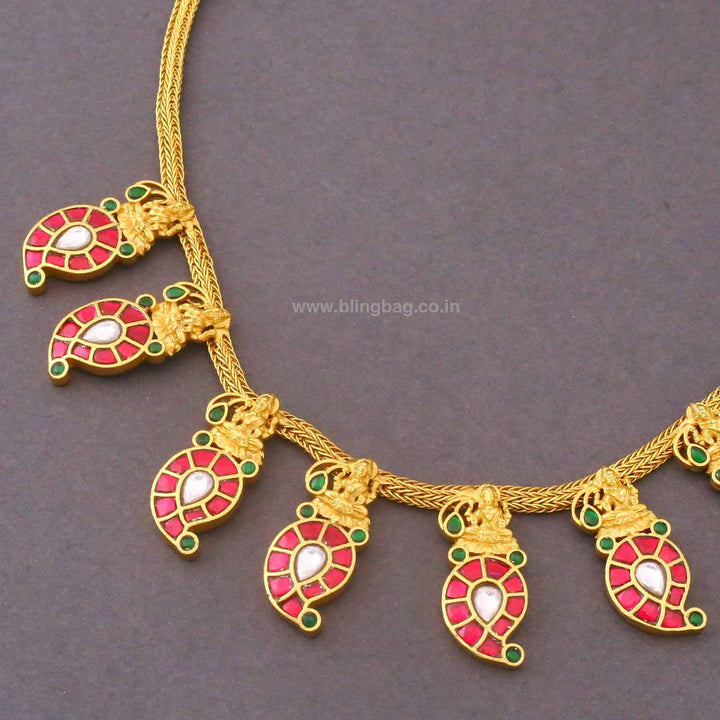 Multicolor Bhaktii Antique Jewellery Set- New Arrival