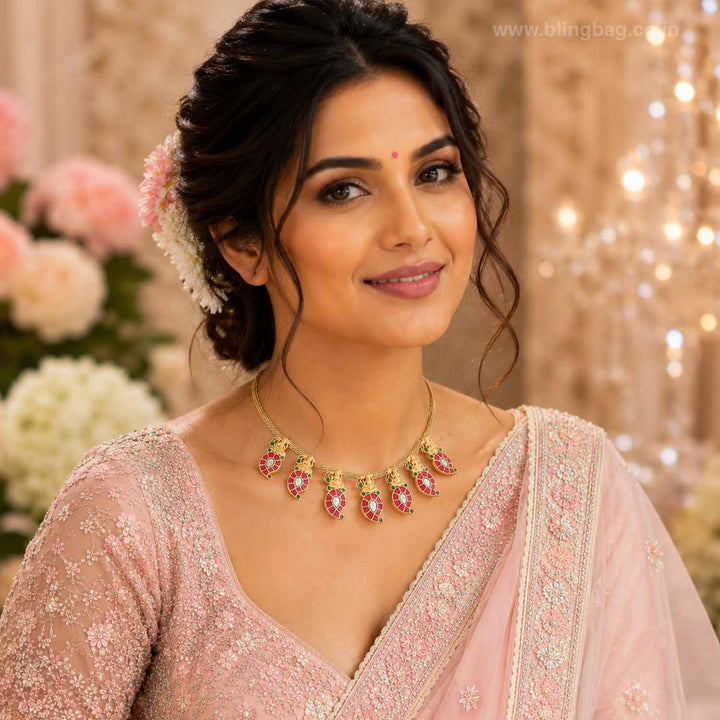 Multicolor Bhaktii Antique Jewellery Set- New Arrival
