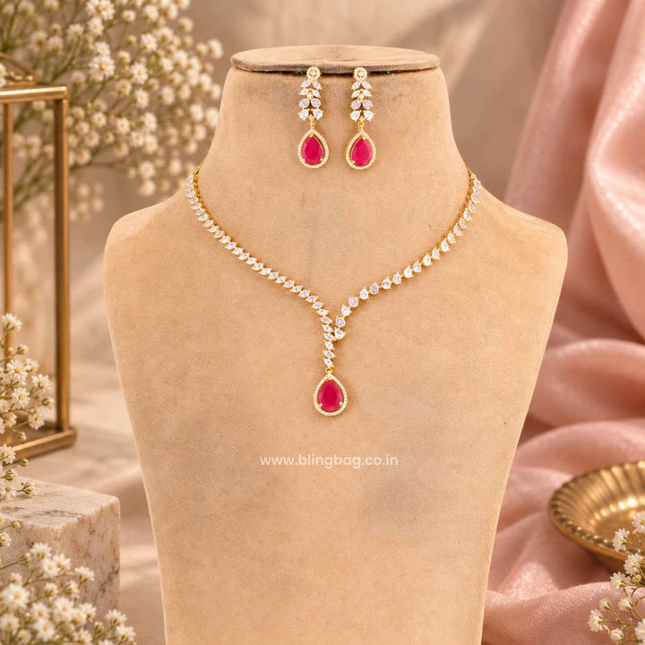 Multicolor Celeste Victorian Jewellery Set - New Arrival