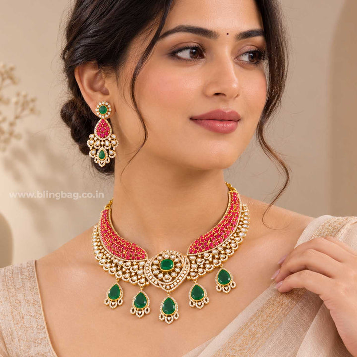 Multicolor Celinerose Victorian Jewellery Set - New Arrival