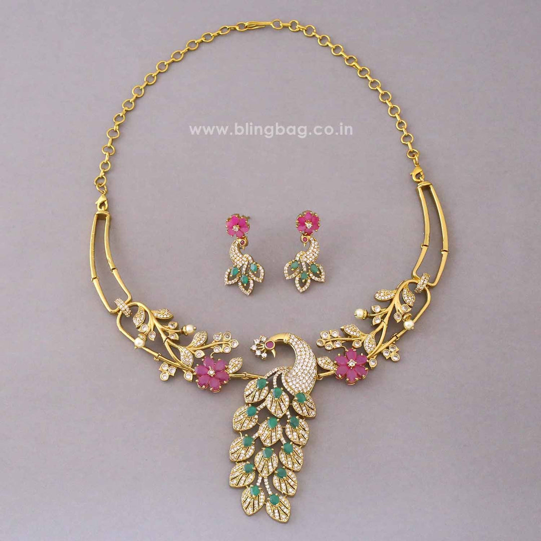 Multicolor Chloejoy Victorian Jewellery Set - New Arrival