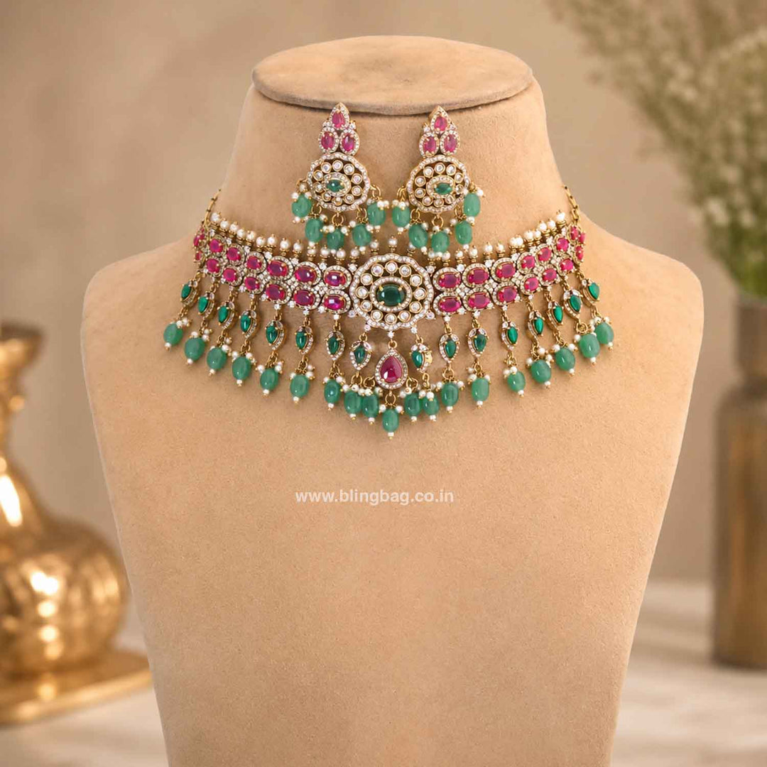 Multicolor Dominika Victorian Jewellery Set - New Arrival
