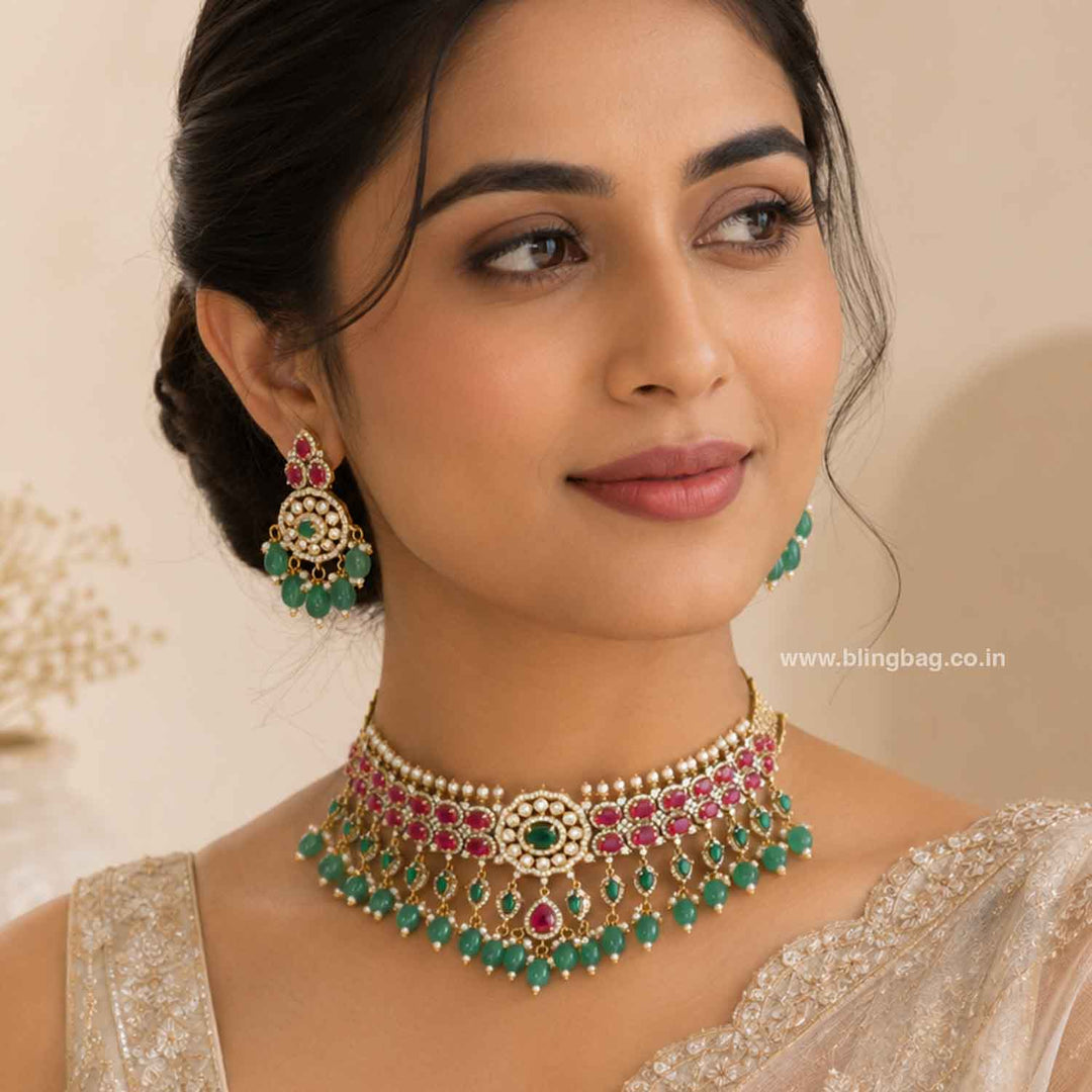 Multicolor Dominika Victorian Jewellery Set - New Arrival