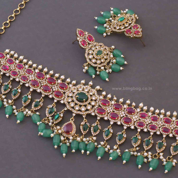 Multicolor Dominika Victorian Jewellery Set - New Arrival