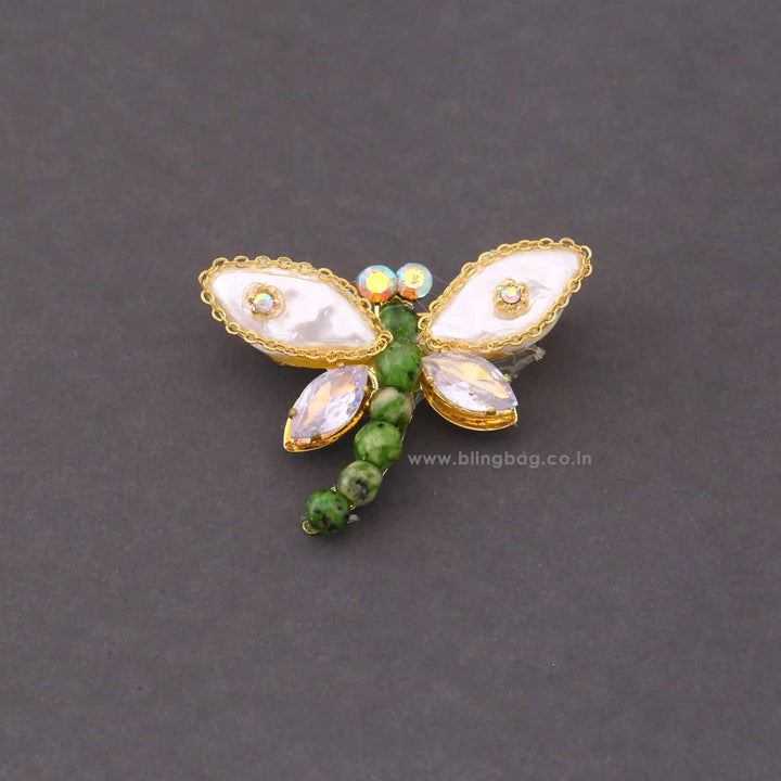 Multicolor Dragonfly Brooch